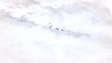 穿梭大气云层企业宣传片片头AE模板视频的预览图